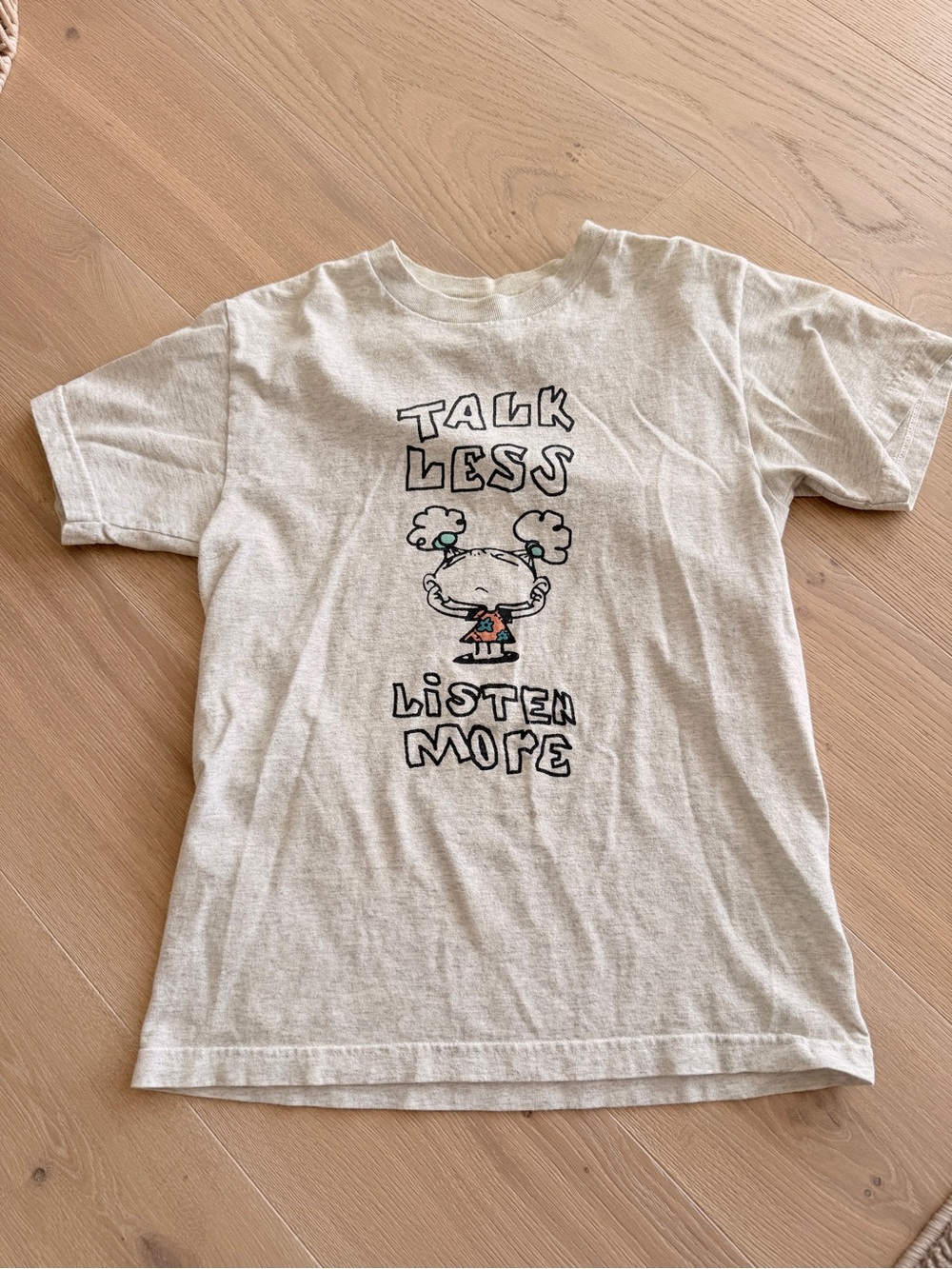 Golf Wang Cream Graphic "Talk Less Listen More" Tee